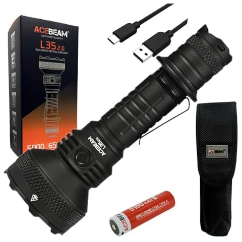 Acebeam L35 2.0 Flashlight with Battery Cover