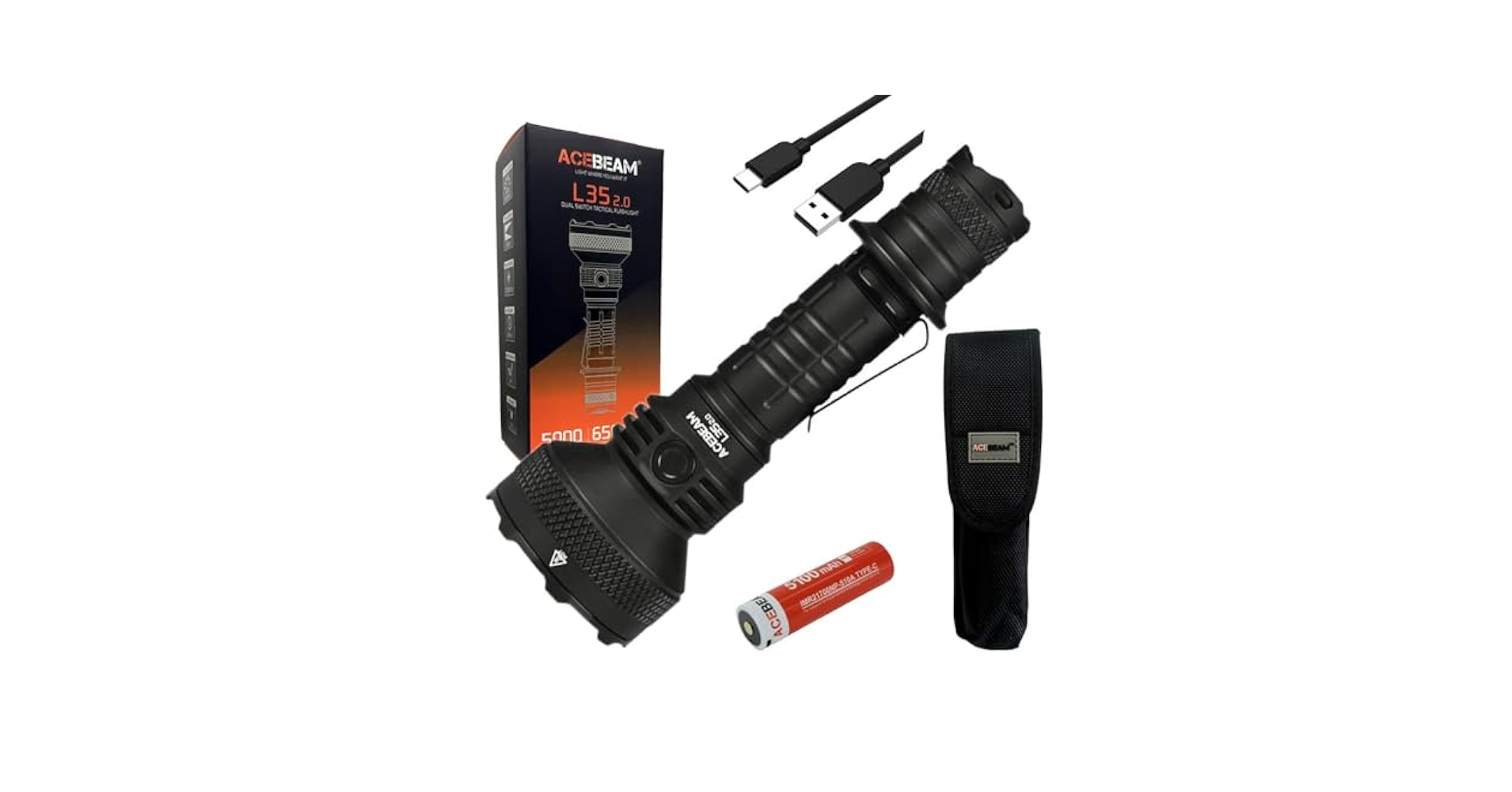 ライト・ランタン Acebeam L35 2.0 4000K 5500lm 698m ライト・ランタン Acebeam L35 2.0 4000K 5500lm 698m L35 2.0