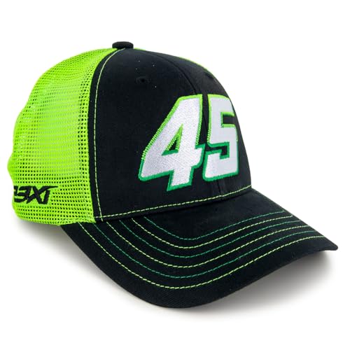 Gorra NASCAR Tyler Reddick Número 45 Verde Malla miniatura 3