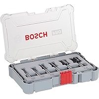 Bosch RBS010 – Jeu De 10 Embouts De Défonceuse – 1/4 à 1/2 Pouce – Neuf