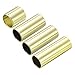 MECCANIXITY Guitar Slide 28/51/60/70mm Stainless Steel Slide Acoustic Guitar Finger Slide Golden Tone 4 Pack