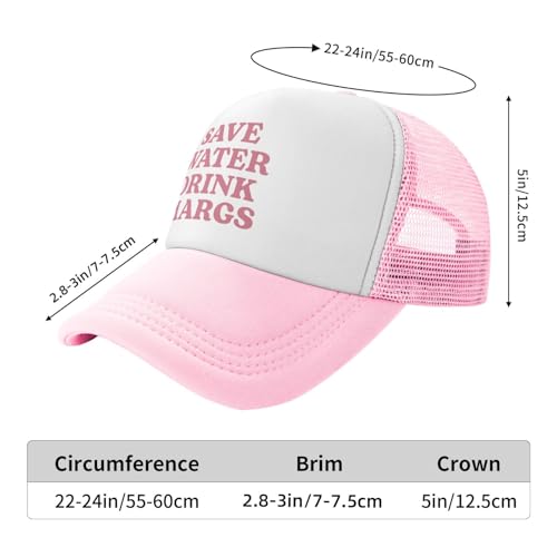 Image of Funny Trucker Hats for Women Hot Pink Funny Gag Baseball Cap for Girls Women Men Hat
