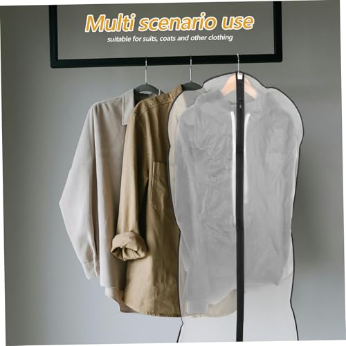 Gadpiparty 5pcs Peva Garment Dust Bags for Suit and Coat Storage Lightweight Clothing Protectors for Travel and Home Organization for Closet Use4