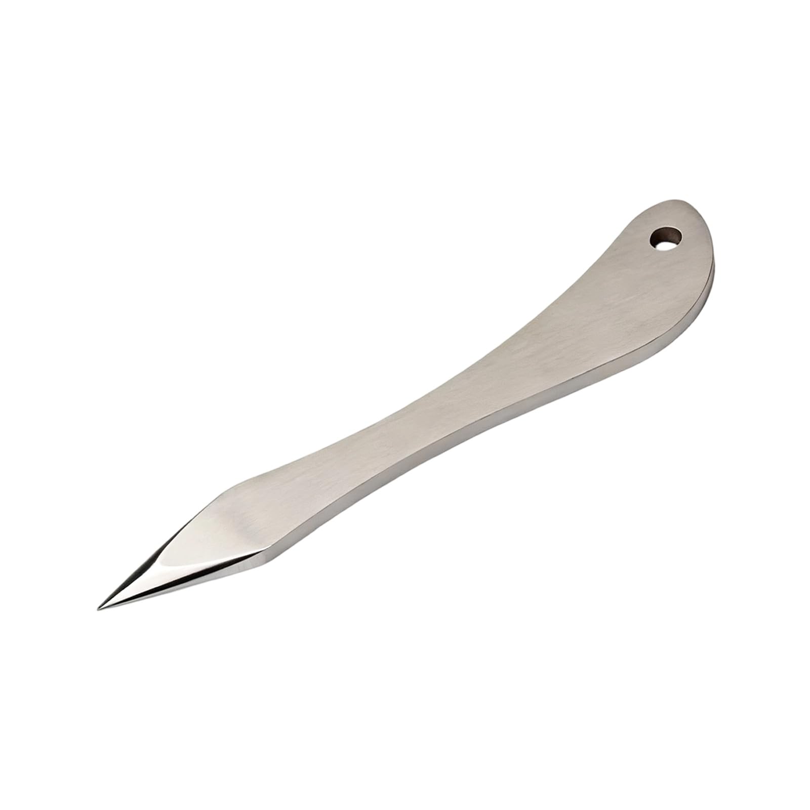 Limtula Multipurpose Stainless Steel Leather Working Tool Ergonomic Grip for Pattern Designs Stainless Steel Leather Burnisher