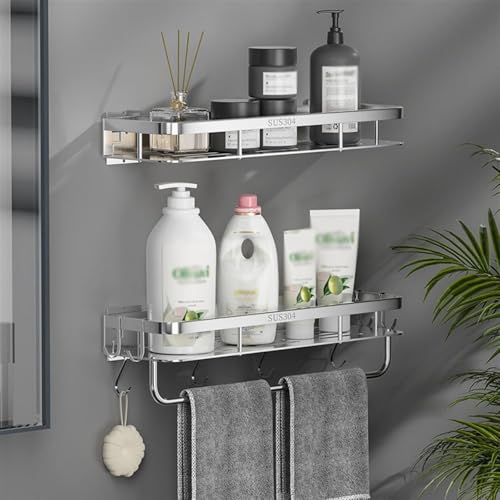 Support de rangement en acier inoxydable durable pour douche - 3