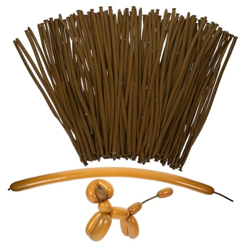 Kisangel Palloncini Lunghi in Lattice Attorcigliati 100 Pezzi Per Feste e Matrimoni, Palloncini Modellabili a Strisce Decorativi Diy Per Compleanni e Celebrazioni