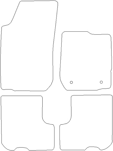 Miniatura 2 de Juego de alfombrillas de goma para automóvil compatiblede repuesto para Dacia Sandero Stepway (años 2013-date), alfombrillas a medida, resistentes,