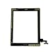 Prokit for New Black iPad 2 Digitizer Touch Screen Front Glass Assembly - Includes Home Button + Camera Holder + PreInstalled Adhesive with SlyPry tools kit