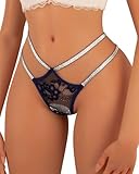 Features: Women thong designed with lace, Mesh underpants are charming, and lace is soft and fit the body. soft bottom file, and breathable/moisture wicking/health care. Low Rise, Which is full of Beauty and Mystery.