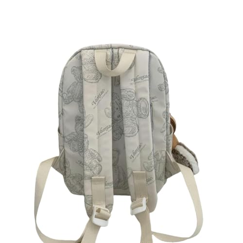 Mochila de gran capacidad para proteger tus libros de la lluvia con estilo casual 3