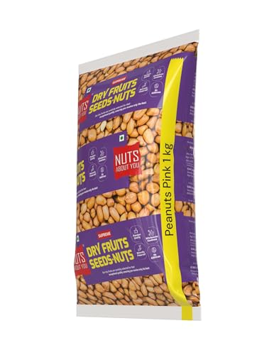 Image of Nuts About You RAW PEANUTS PINK 1 kg (Pack of 2)