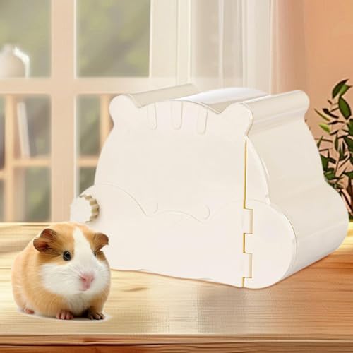 Generic Hamster hideout gaiola acessório sala de jogo cama de dormir hideaway de dormir hamster deco