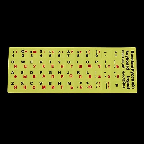 Pegatinas Luminosas para Teclado Rojo 2 Unidades miniatura 6