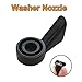 Xukey 2Pcs/set Rear Windshield Wiper Arm Nut Cap Washer Jet For Audi A1 A3 8P 8V A4 B6 B7 B8 B9 A6 C6 C7 Avant Q3 Q5 Q7 4L SUV