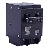 Square D by Schneider Electric HOMT2020240CP Homeline 2-20-Amp Single-Pole 1-40-Amp Two-Pole Quad Circuit Breaker