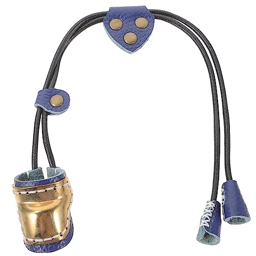 SUPVOX Portable Archery Finger Guard Brass Glove Ergonomic Protector for Professional Archery Thumb Ring Design Durable Outdoor Shooting Equipment for Precision