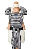 Cuadros estampados manduca Twist Mochila Portabebé > Boho Black < Fular & Mochila Portabebes I Algodón Orgánico I Wrap Conversion I Recién Nacidos y Bebés desde el Nacimiento (Diseño Jacquard Blanco y Negro)