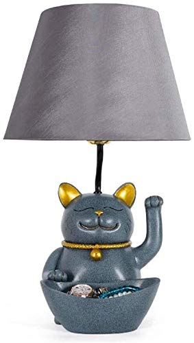 Lampe de table chat porte-bonheur idée cadeau originale pour illuminer une chambre d'enfant