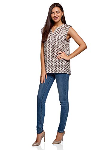 Oodji Collection Donna Donna Camicetta in Viscosa