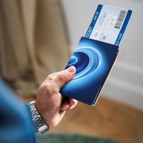 Porte-passeport compact bleu layette pour protéger vos documents de voyage - 4
