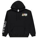 NASCAR Men's Hoodie with Sleeve Print - Official Racing Merchandise and Motorsport Fan Gear - Dayton 500 Hoodie (Black, Large)