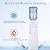 Water Dispenser for 5 Gallon Bottle, Axonl Water Cooler Top Loading 5 Gallon Water Dispenser with Child Safety Lock, Hot&Cold Water Cooler Dispenser w/Storage Cabinet for Home Office, White