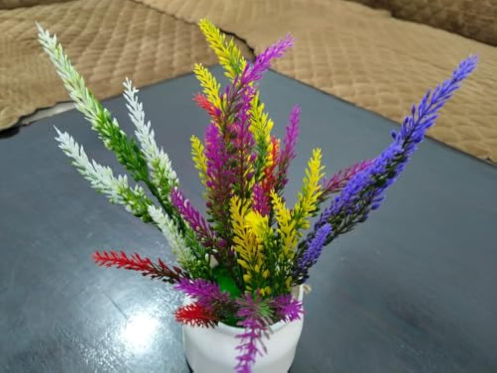 Artificial Bonsai Plant, Colorful Decor