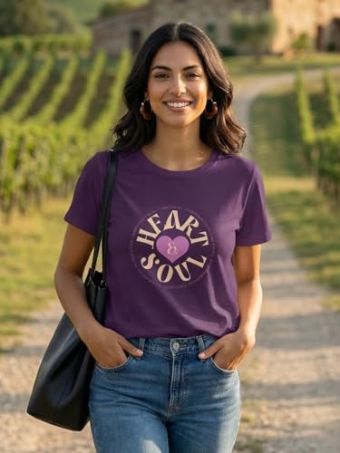 Image of Nobero Women's Graphic Printed T-Shirt | Regular Fit 180 GSM Cotton Tee for Women | Comfortable Round Neck Casual Wear