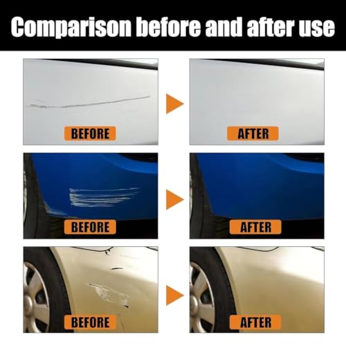 Image of Car Scratch Removal Wax 60ml - Car Scratch Repair Cream, Paint Scratch Remover Polish, Car Body Rubbing Compound for Minor Scratches, Swirl Marks & Paint Restoration