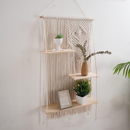 Étagères de rangement suspendues pour optimiser les petits espaces muraux avec style