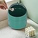 ETAINGYEUN Baby Dinosaur Style Large Mouth Desktop Trash Can Detachable Design Nonslip Bottom Sturdy Plastic Mini Trash Can (Green Baby Dinosaur)