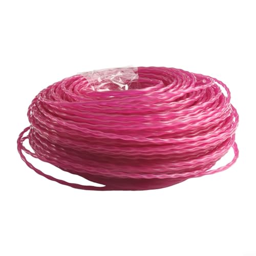 75M Naranja Nylon Trimmer Line Spunk 3mm Reemplazo para Cortadora de Hierba Profesional para GRT 18V-33 GFR 18V-23 Desbrozadoras Diseño Espiral