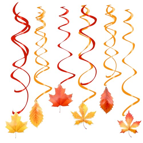 Set di 12 decorazioni autunnali da appendere, con bandierine autunnali e ghirlanda di foglie d'acero, bandierine per la fattoria per il Ringraziamento/decorazione per la casa autunnale, senza