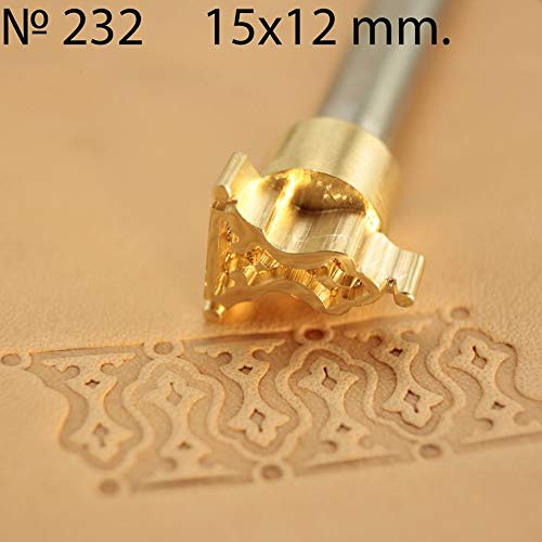 Leather Stamp Tool Stamping Working Carving Punches Tools Craft Saddle Brass #232