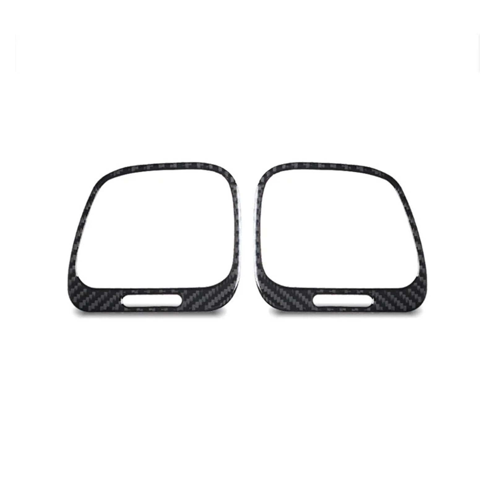 Interior Mouldings for VW for Scirocco MK3 2009-2016 LHD Car Carbon Fiber Ac Outlet Trim Refit Air Frame Stickers Covers Car Accessory(B)