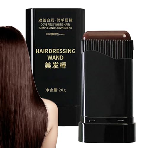 Lápiz de tinte para el cabello, lápiz corrector gris para la línea del cabello y el cabelludo - Instantáneo con peine Accesorios para el cuidado del cabello para mujeres y hombres y