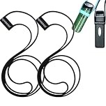 Lanrigorid 2pcs Anti-Slip Silicone Lanyard can Carry Vape and pens within19-25mm on The Go (19mm-25mm-2pcs)