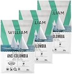 ANEI COLOMBIA Haricot entier Coffee Rôtissement moyen Café William 300g (3pack) | Origine unique & Certifié Fairtrade 100% Arabica, équilibré, grillé & Cacao grillé au Canada