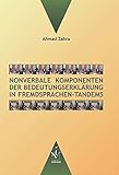 tandemstand  Nonverbale Komponenten der Bedeutungserklärung in Fremdpsrachen-Tandems
