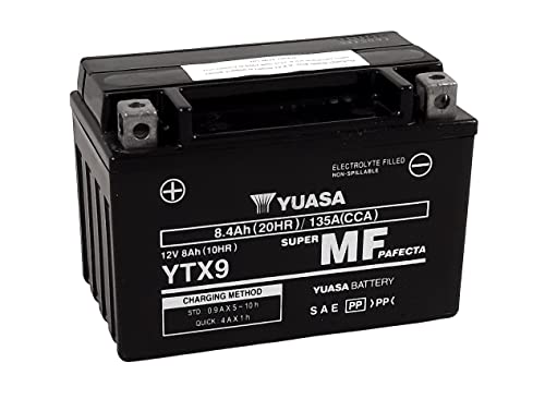 YUASA - BATTERIE MOTO YUASA YTX9 12V 8AH 135A Cover