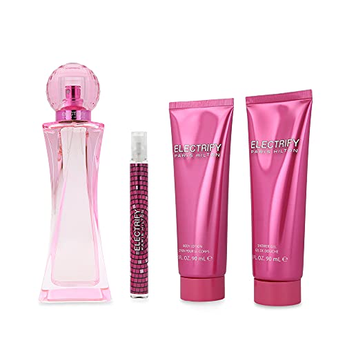 Recopilación de Perfume París Hilton Mujer - los más vendidos. 38 Paris Hilton Set Electrify 4 Piezas: 100Ml Eau de Parfum/Shower Gel 90Ml/ Body Lotion 90Ml/ 10Ml Eau de Parfum