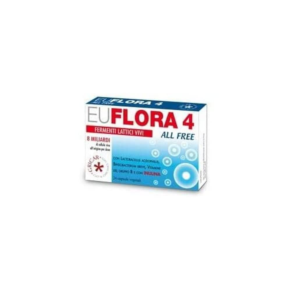 Nutricosmetics - Herbofarm Euflora Advance All Free 510 Mg 24 Caps