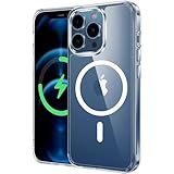 Capa Mag-Safe para [iPhone 12/12 Pro] Capinha Magnetica Premium com [Proteção de Câmera] Clear Case [Anti-Amarelamento], Compatível com MagSafe, Transparente e Resistente a Riscos e Anti Impacto