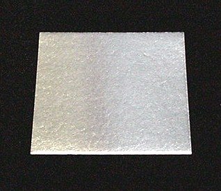 Silver Metallic Cardboard Box Insert. 2 1/4" x 2 1/4" Fits BO-8 Box Quantity 200.