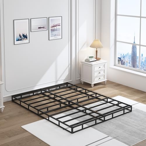 Hobinche BS5-4Q 5 Inch Queen Size Box Spring Metal Frame Mattress Foundation,Heavy Duty Box Spring Bed Base thumb #4