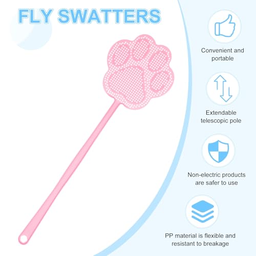 Matamoscas resistente de plástico flexible para solucionar plagas en casa 3