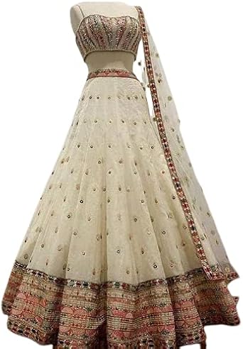 Lehenga Taffeta Silk Georgette Dupatta 