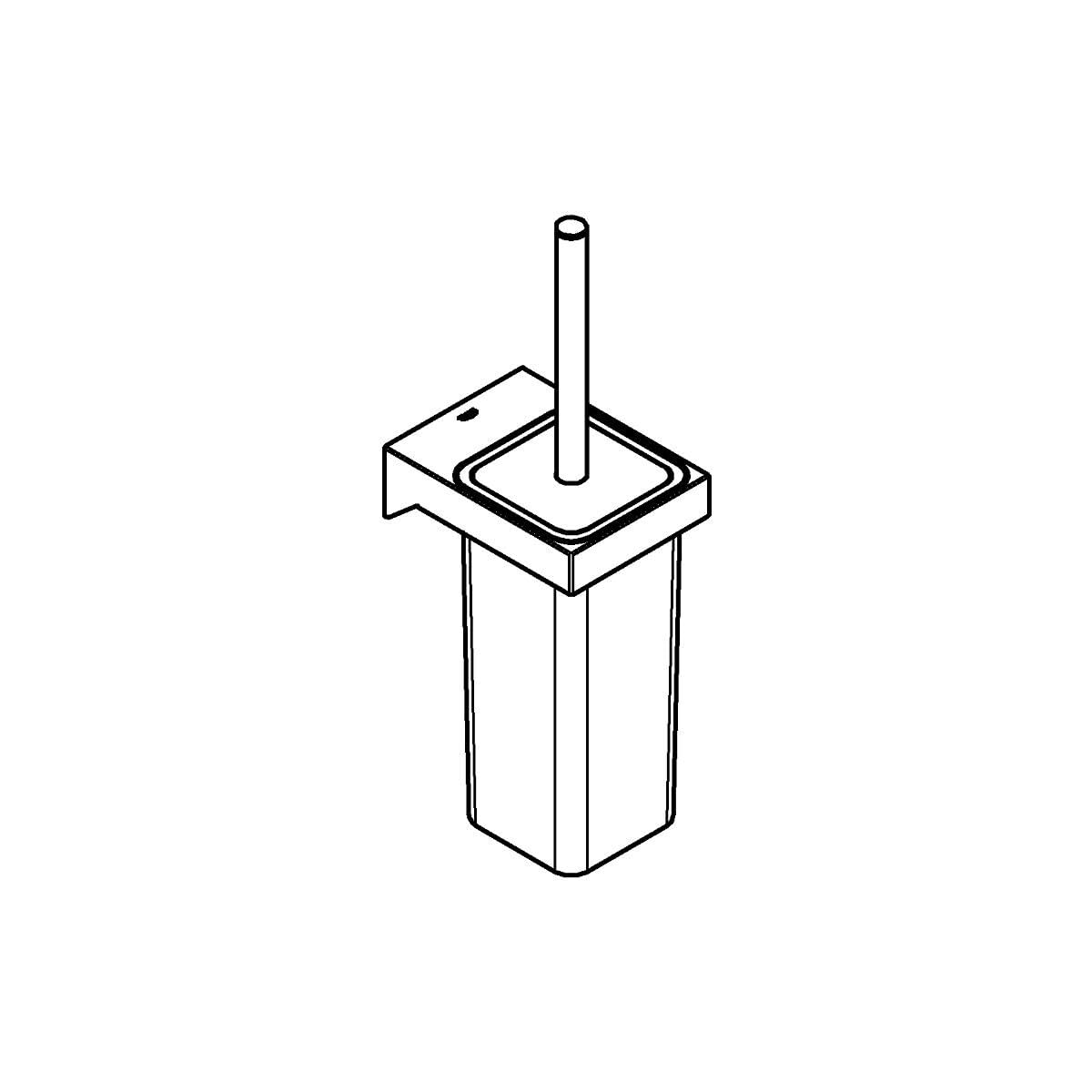 GROHE Selection Cube | Badaccessoires - Toilettenbürstengarnitur | 40857000