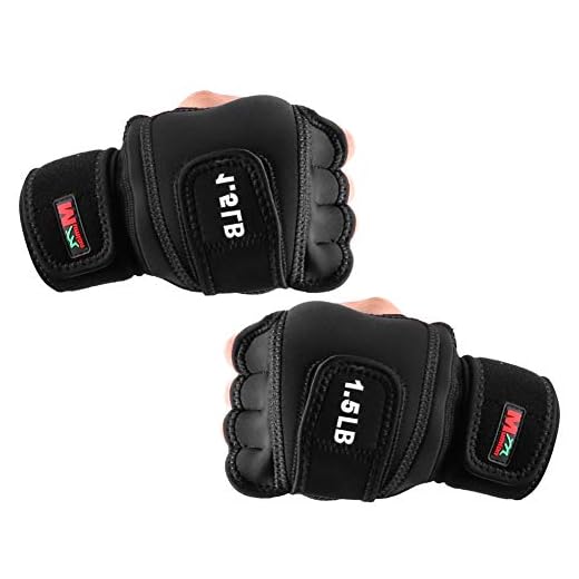 KOET Weighted Gloves 3lb(1.5lb Each), Fitness Soft Iron Gloves Sandbag Weight Bearing Training Gloves with Wrist Support for Gym Boxing, Cross Training(3lb)