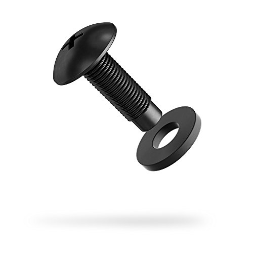 AC Infinity, Premium Carbon-Steel 12-24 Rack Screw Set, 50-Piece Set